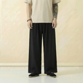 Renshi Flow Pants in black, front view