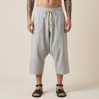 Shayan Cropped Flow Pants in light tone, front view