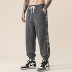 Liuan Flow Pants in medium tone corduroy, front view