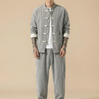 Moyan Corduroy Jacket in gray, front view